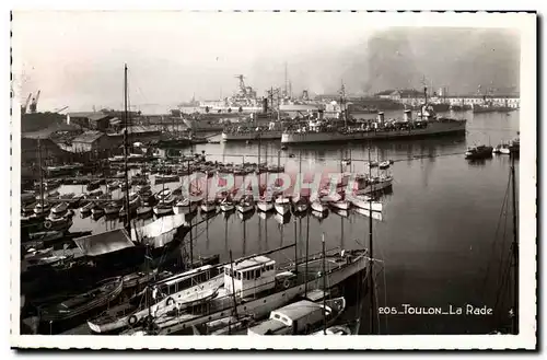 Cartes postales moderne Toulon La Rade Bateaux