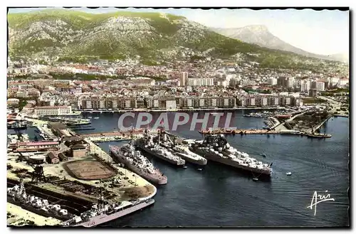 Cartes postales moderne Toulon Vue generale Jean Bart et Bateaux Ecole