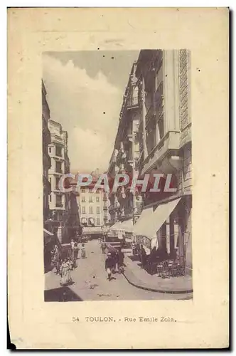 Cartes postales Toulon Rue Emile Zola