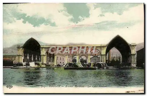 Cartes postales Toulon Arsenal Maritime Les cales Vauban