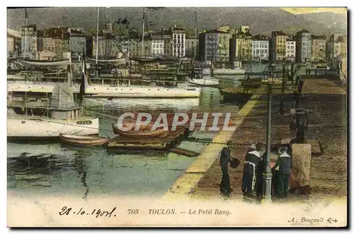 Cartes postales Toulon Le Petit Rang Bateaux Epee