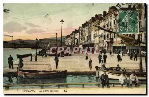 Cartes postales Toulon Le Carre du Port Marins