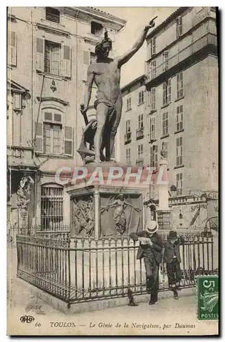 Cartes postales Toulon Le Genie de la Navigation par Daumas