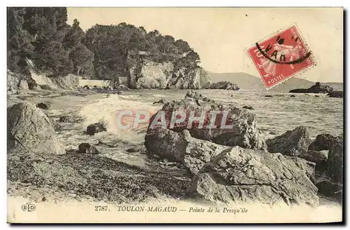 Cartes postales Toulon Magaud Pointe de la Presqu'ile