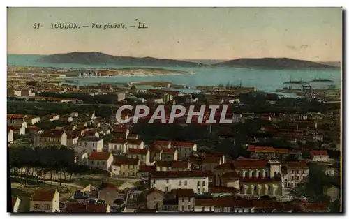 Cartes postales Toulon Vue generale