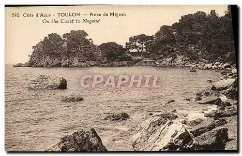 Ansichtskarte AK Toulon Anse de Mejean