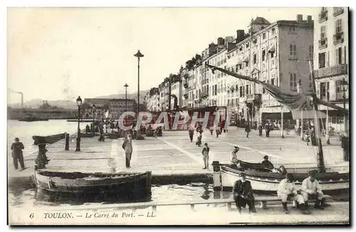 Ansichtskarte AK Toulon Le Carre du Port