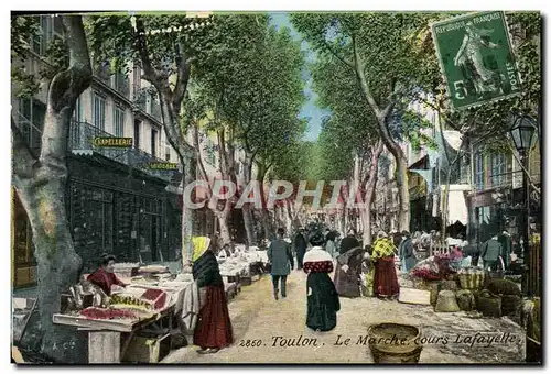 Ansichtskarte AK Toulon La Marche cours Lafayette