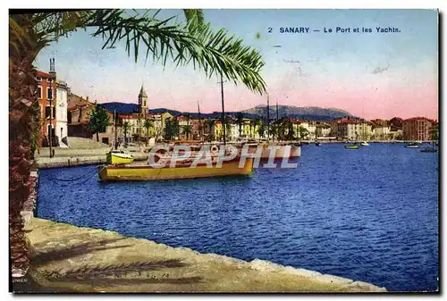 Cartes postales Sanary Le Port et les Yachts Bateaux