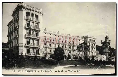 Cartes postales Env D'Hyeres San Salvadour Le Grand Hotel