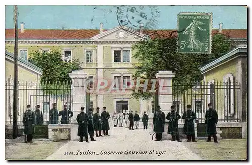 Cartes postales Toulon Caserne Gouvion St Cyr Militaria