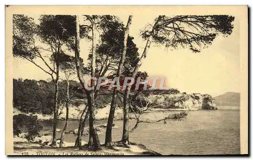 Cartes postales Toulon Les rochers de Sainte Marguerite