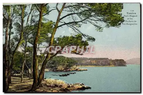 Ansichtskarte AK Toulon Port Magaud et les Rochers de Ste Marguerite