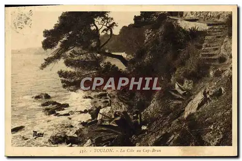 Cartes postales Toulon La Cote au Cap Brun