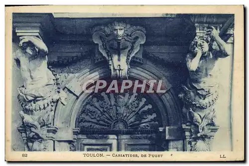 Cartes postales Toulon Cariatides De Puget