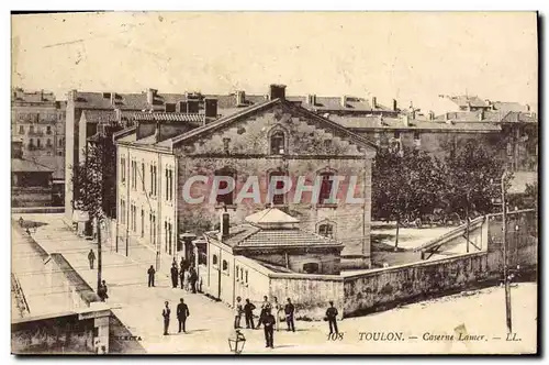 Cartes postales Toulon Caserne Lauter Militaria