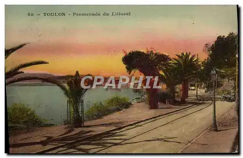 Cartes postales Toulon Promeande du Littoral