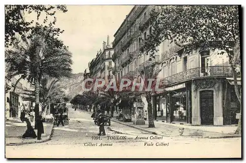 Cartes postales Toulon Avenue Colbert