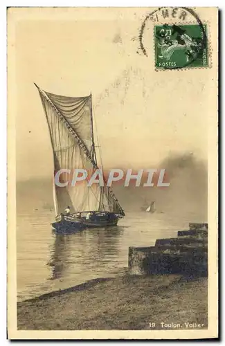 Cartes postales Toulon Voiller Bateau