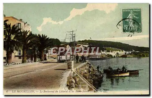 Cartes postales Le Mourillon Le Boulevard du Littoral et les Bains Tramway