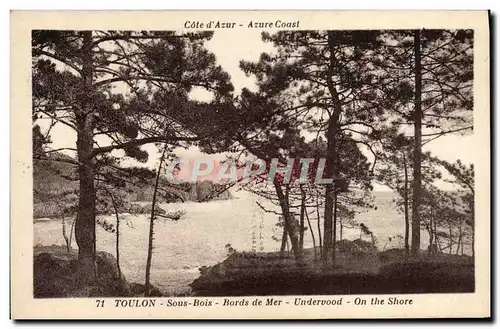 Cartes postales Toulon Sous Bois Bords de Mer