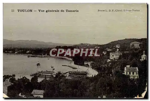 Cartes postales Toulon Vue generale de Tamaris