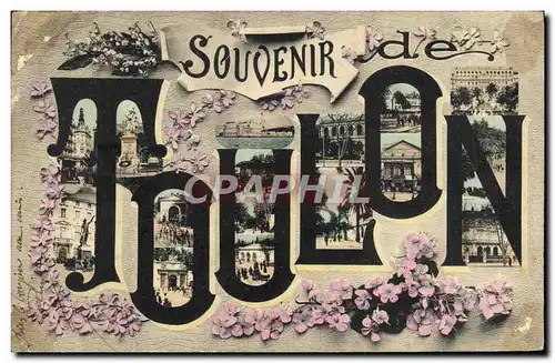 Cartes postales Souvenir de Toulon