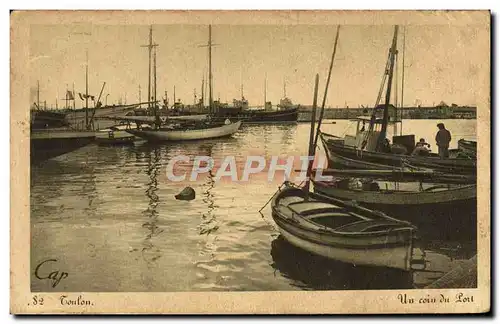 Cartes postales Toulon Un coin du Port