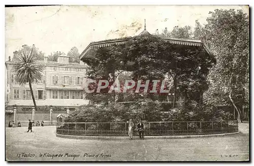 Cartes postales Toulon Le Kiosque de Musique Place d&#39Armes