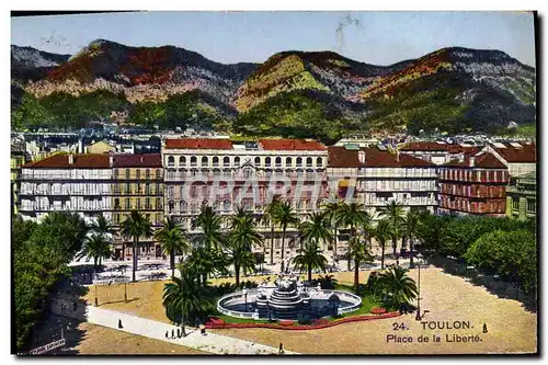 Cartes postales Toulon Place de la Liberte