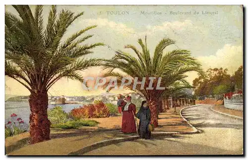 Cartes postales Toulon Mourillon Boulevard du Littoral