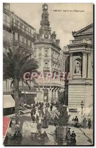 Cartes postales Toulon Caisse d'Epargne