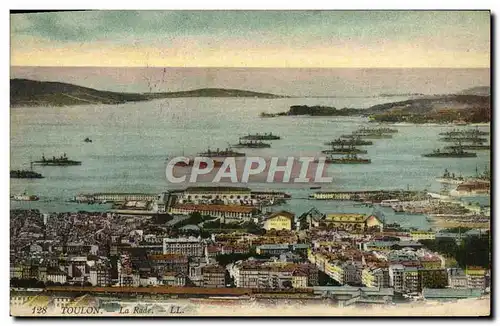 Cartes postales Toulon La Rade Bateaux