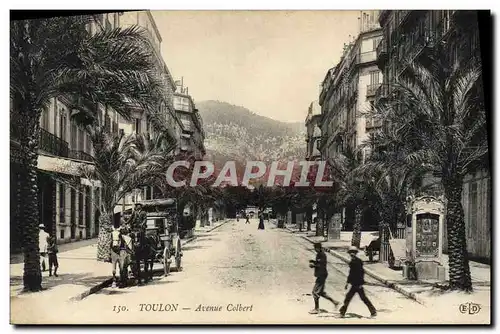 Cartes postales Toulon Avenue Colbert