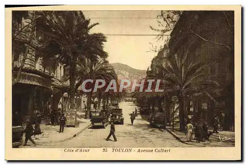 Cartes postales Toulon Avenue Colbert