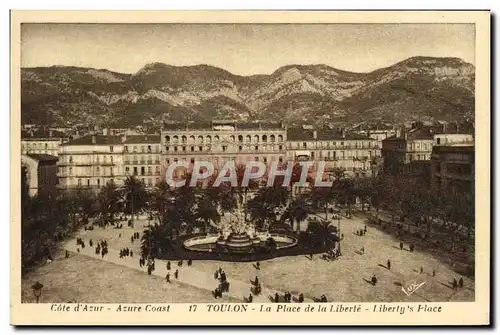 Cartes postales Toulon La Place de la Liberte