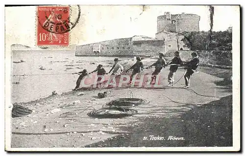 Cartes postales Toulon Pecheurs Peche