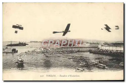 Cartes postales Toulon Escadres d'Evolutions Avion Aviation