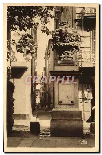 Ansichtskarte AK Toulon Vielle fontaine au cours lafayette