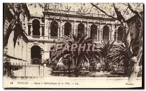 Ansichtskarte AK Toulon Musee et Bibliotheque de la Ville