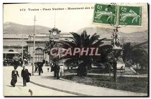 Cartes postales Toulon Place Vauban