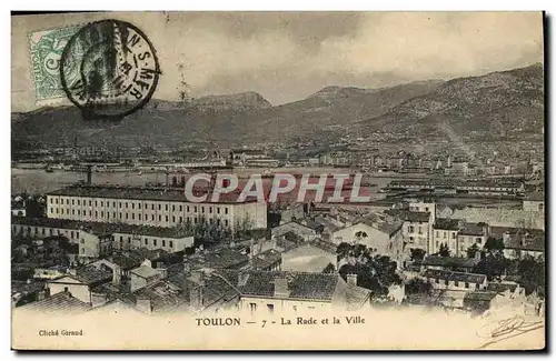 Cartes postales Toulon La Rade et la Ville