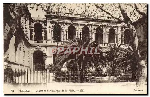 Ansichtskarte AK Toulon Musee et Bibliotheque de la Ville