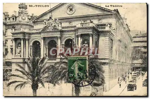 Cartes postales Toulon Le Theatre