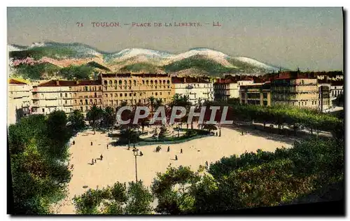 Cartes postales Toulon Place de la Liberte