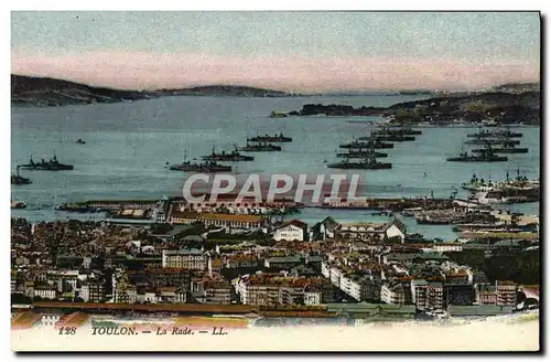 Cartes postales Toulon La Rade Bateaux