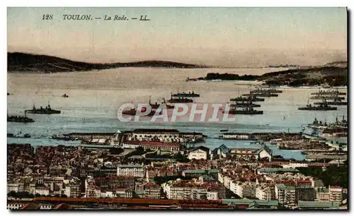 Cartes postales Toulon La Rade Bateaux