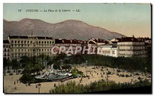 Cartes postales Toulon La Place de la Liberte