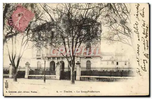 Cartes postales Toulon La Sous Prefecture