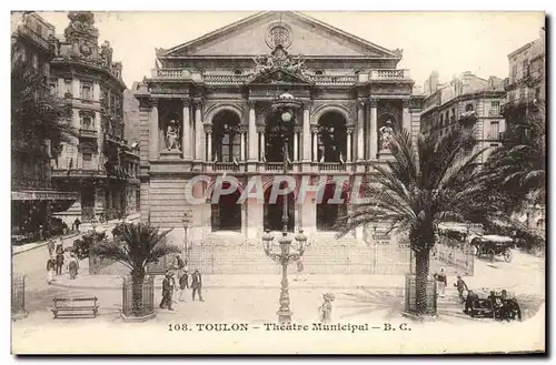 Cartes postales Toulon Theatre Municipal